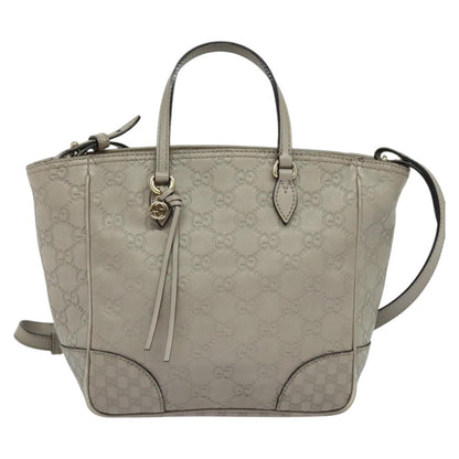 Gucci Bree, Grey, Leather, handbag