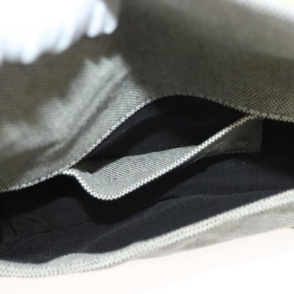 Chanel Camellia, Grey, Canvas, clutch