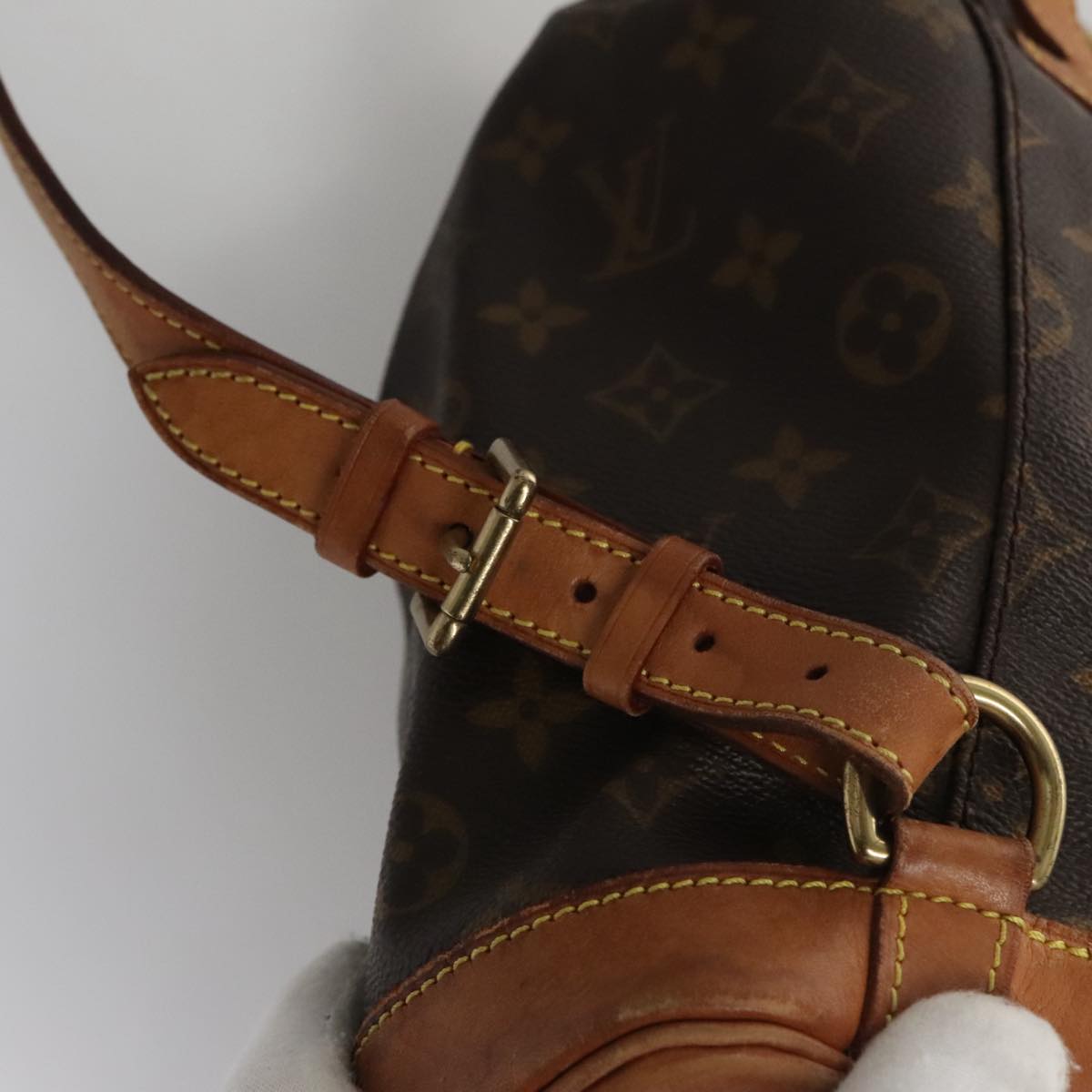 Louis Vuitton Montsouris MM, Brown, Canvas, backpack