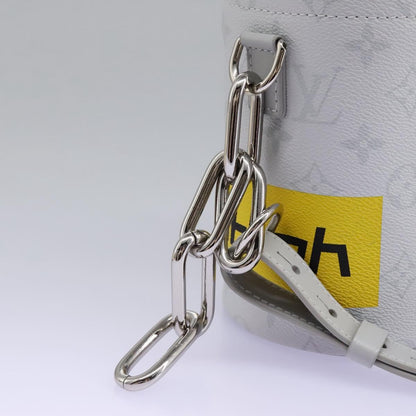 Louis Vuitton Chalk Nano, Grey, Canvas, shoulder