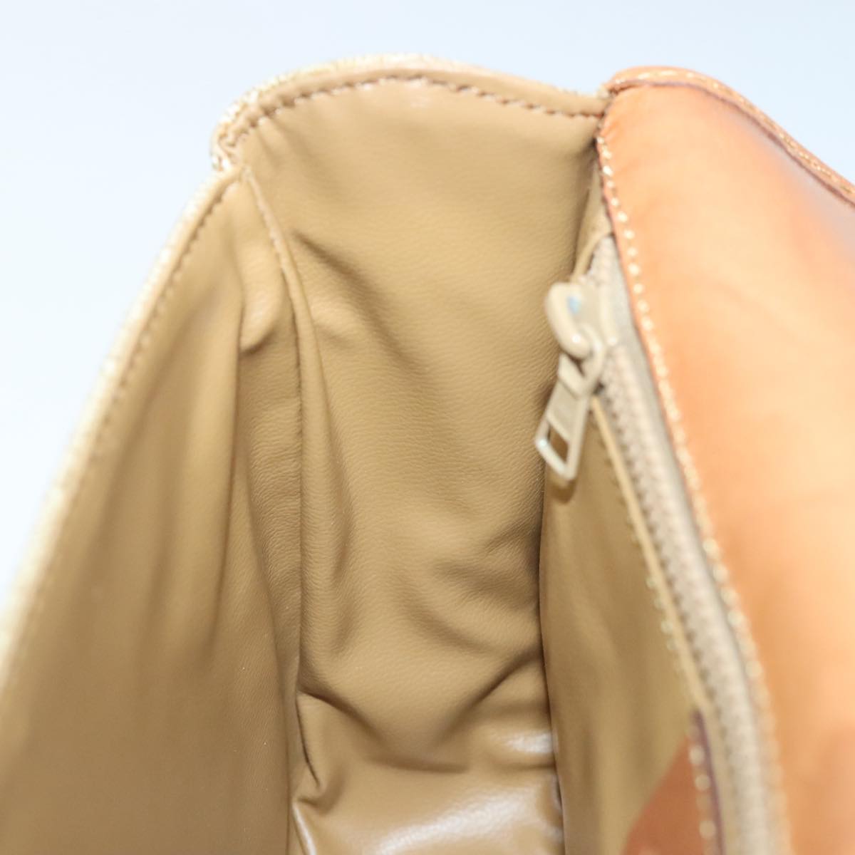 Céline, Beige, Canvas, shoulder