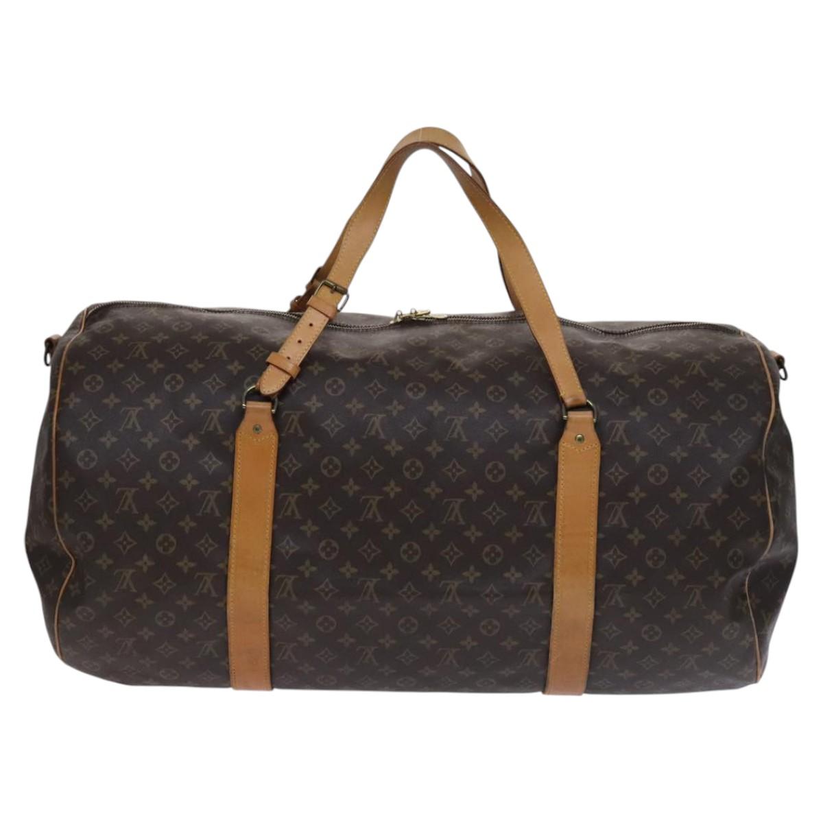 Louis Vuitton Sac Polochon, Brown, Canvas, travel