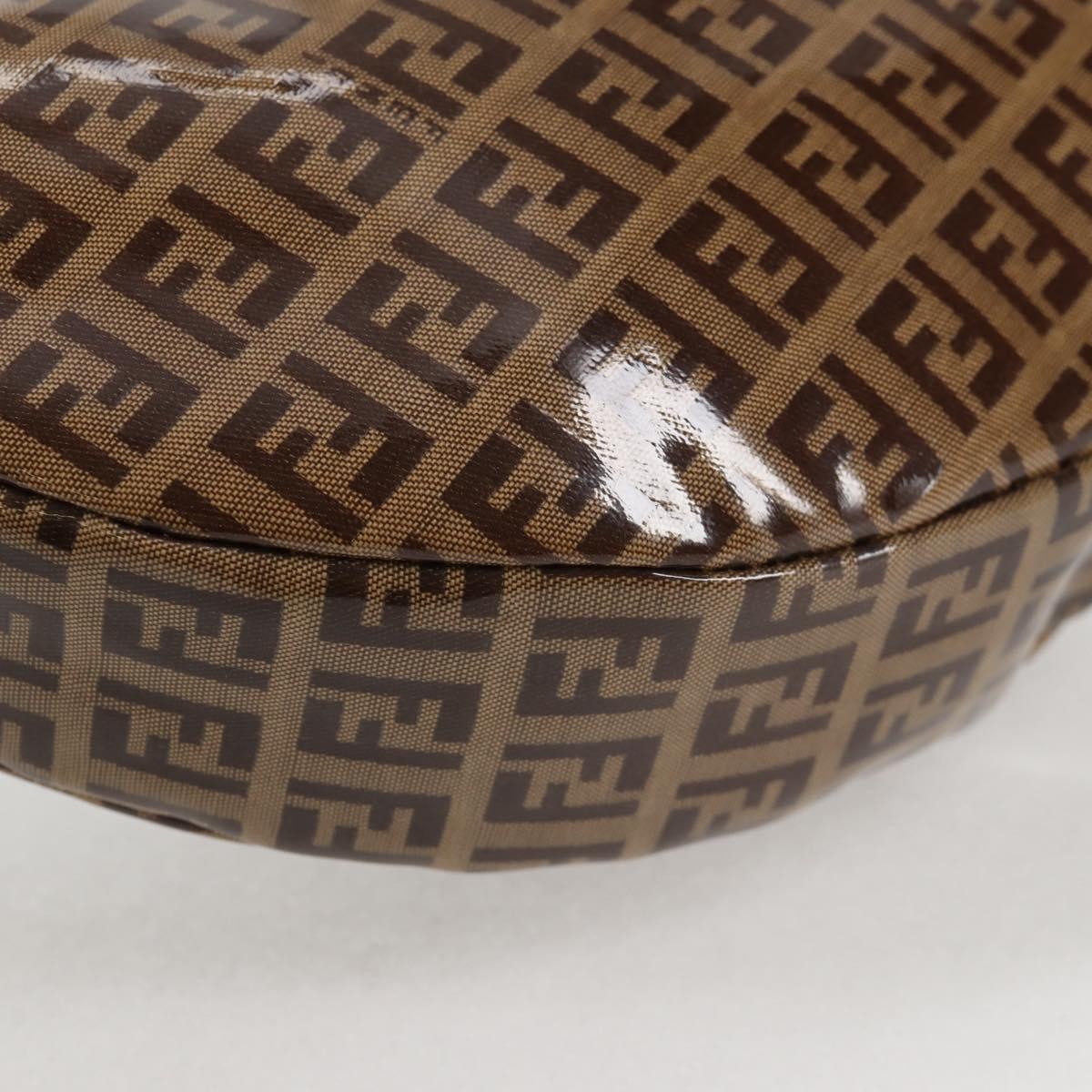 Fendi Zucchino, Brown, Canvas, handbag