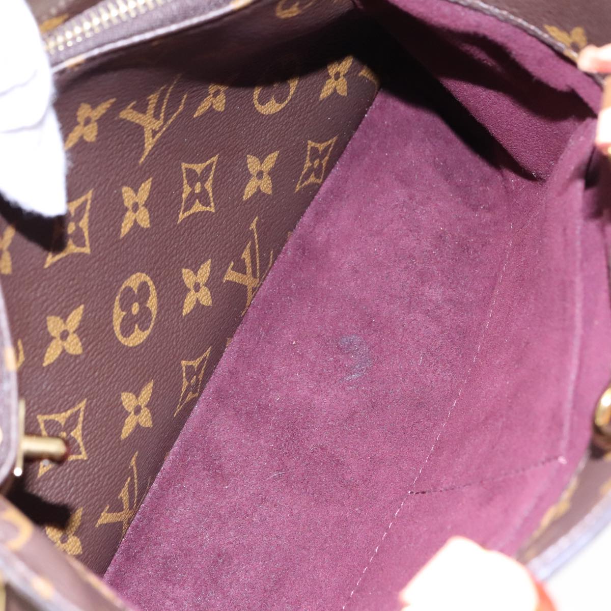 Louis Vuitton Montaigne, Brown, Canvas, handbag