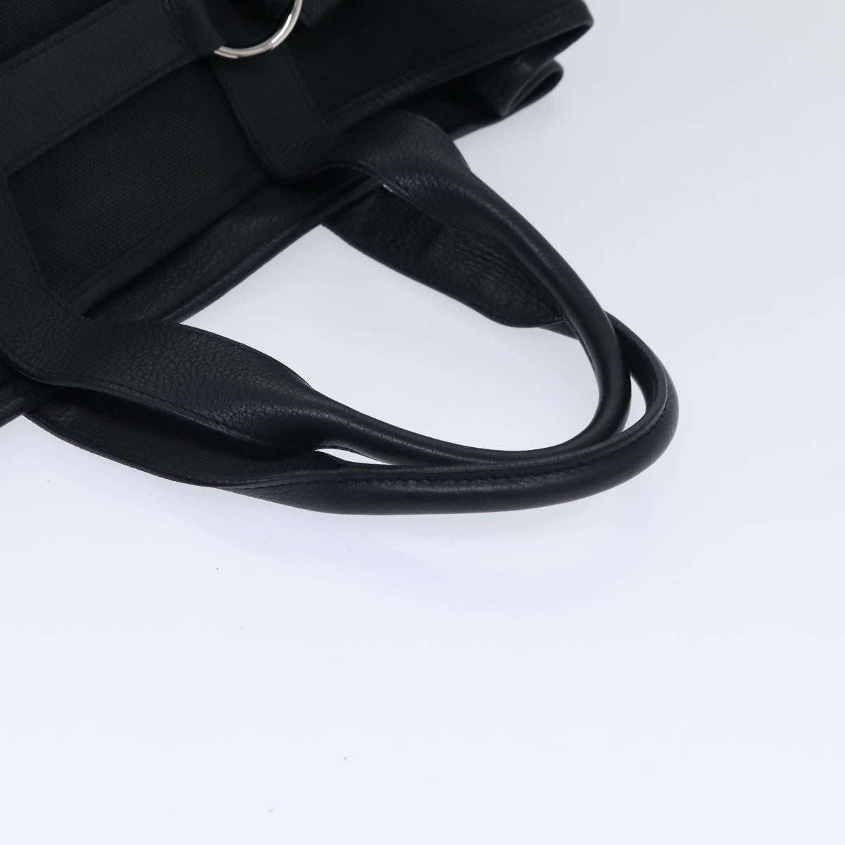 Hermès Ceinture, Black, Canvas, tote