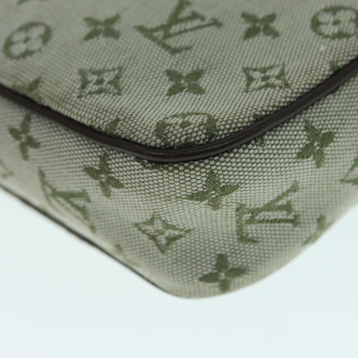 Louis Vuitton Conte De Fées, Green, Canvas, clutch