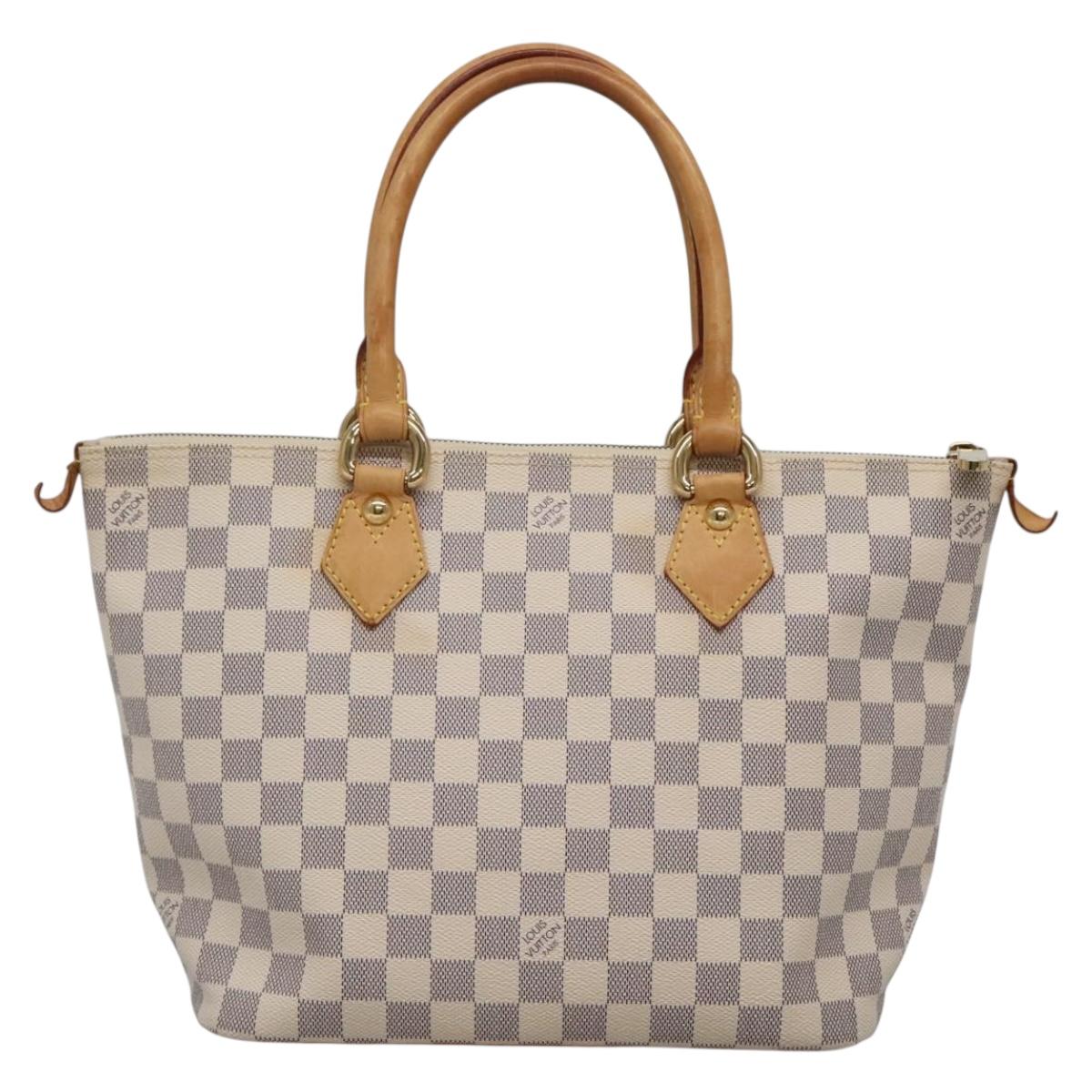Louis Vuitton Saleya, White, Canvas, tote