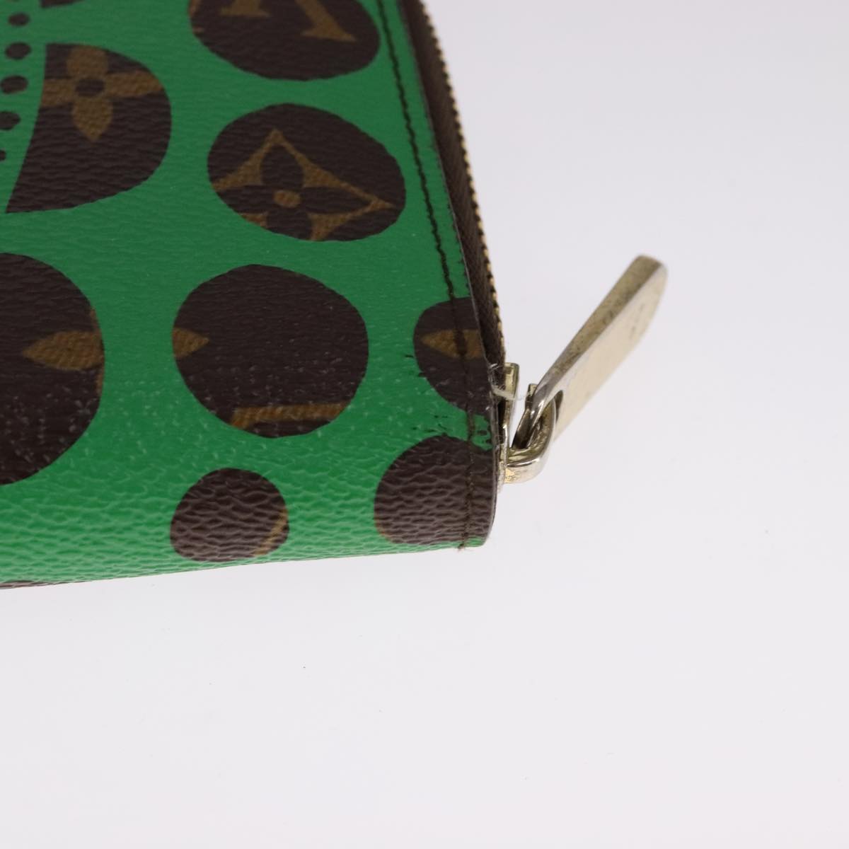 Louis Vuitton Zippy wallet, Green, Canvas, wallet