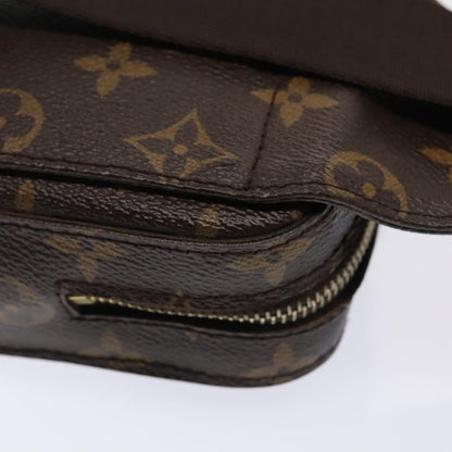 Louis Vuitton Geronimos, Brown, Canvas, clutch