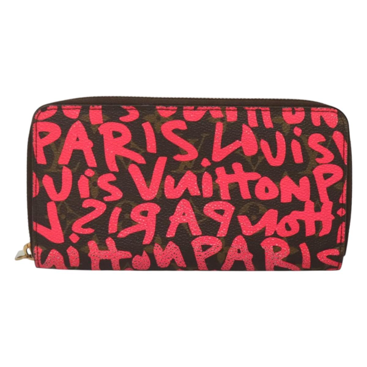 Louis Vuitton Zippy wallet, Pink, Canvas, wallet