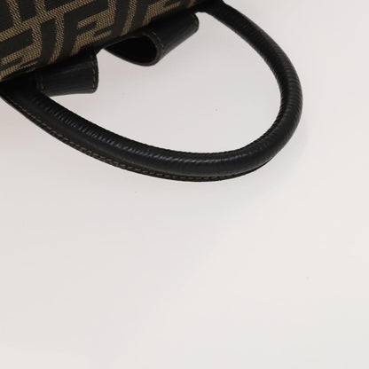 Fendi Zucca, Brown, Canvas, backpack