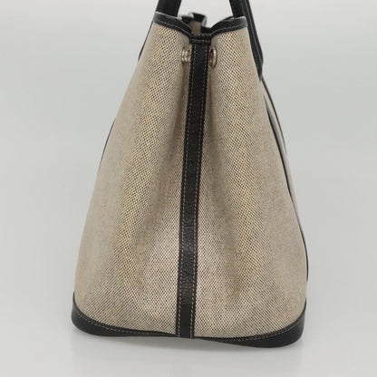 Hermès Garden Party, Beige, Canvas, tote