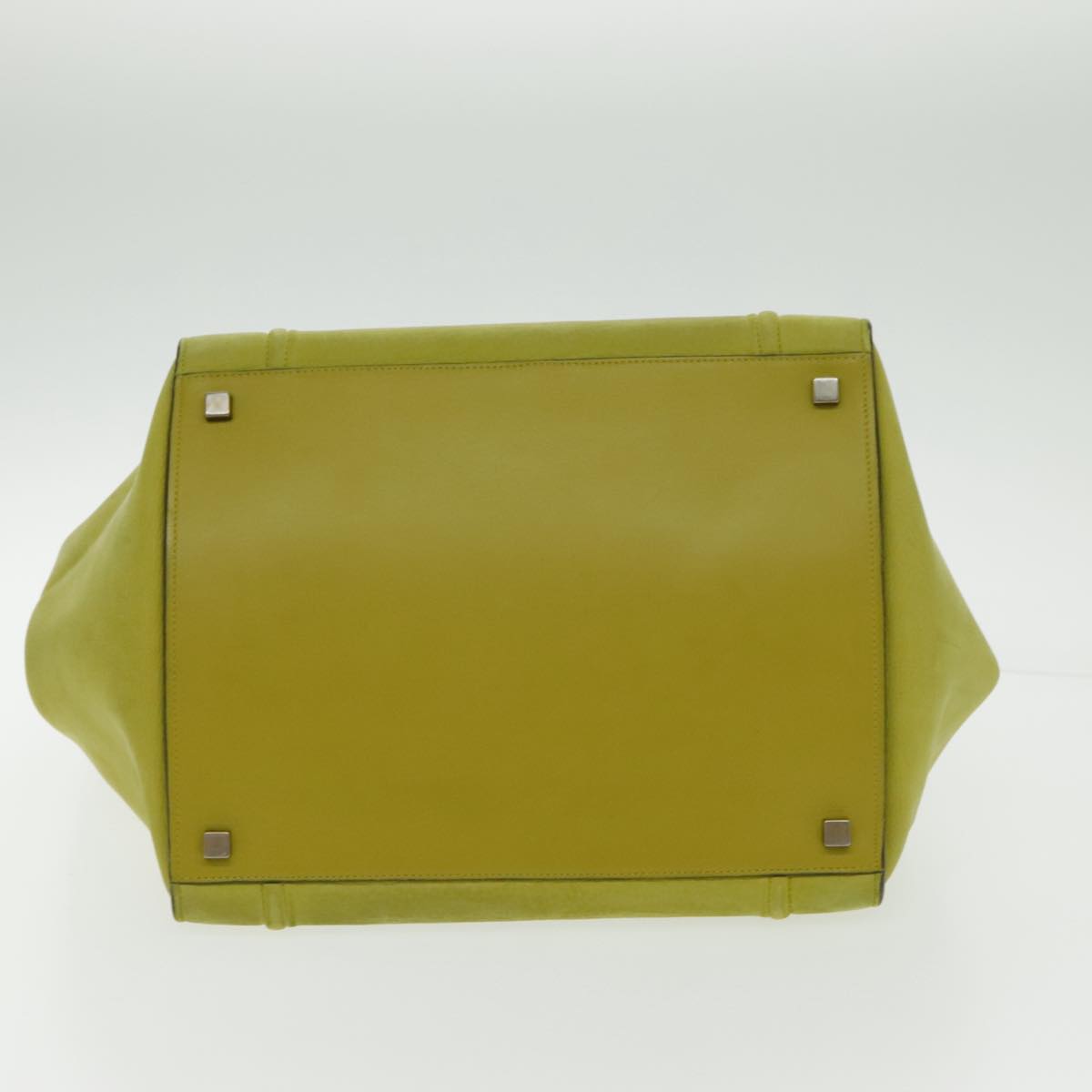 Céline Luggage, Green, Leather, handbag