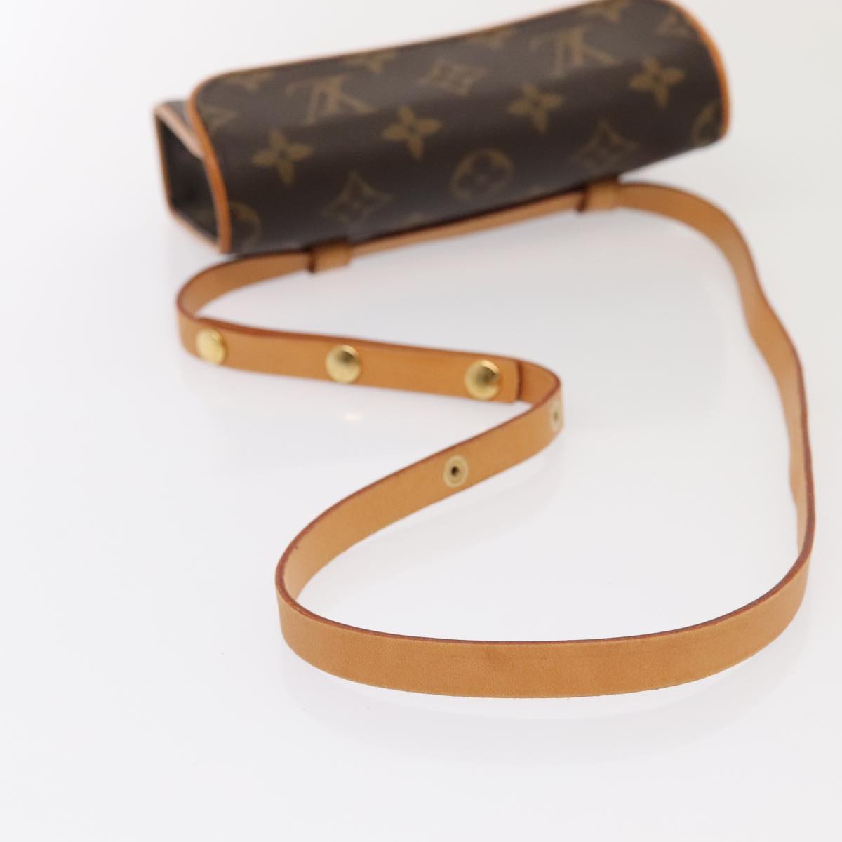 Louis Vuitton Florentine, Brown, Canvas, shoulder