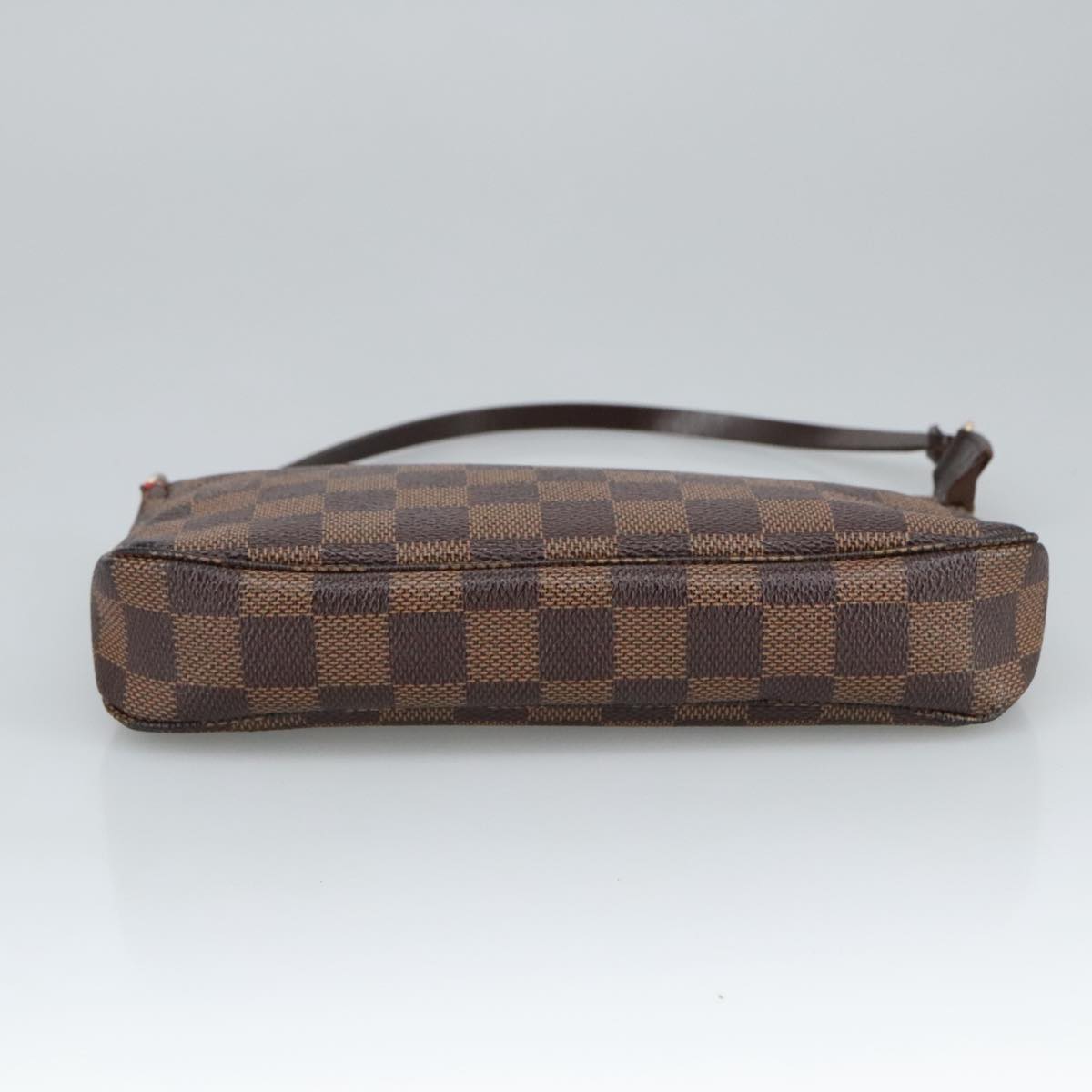 Louis Vuitton Pochette Accessoire, Brown, Canvas, clutch