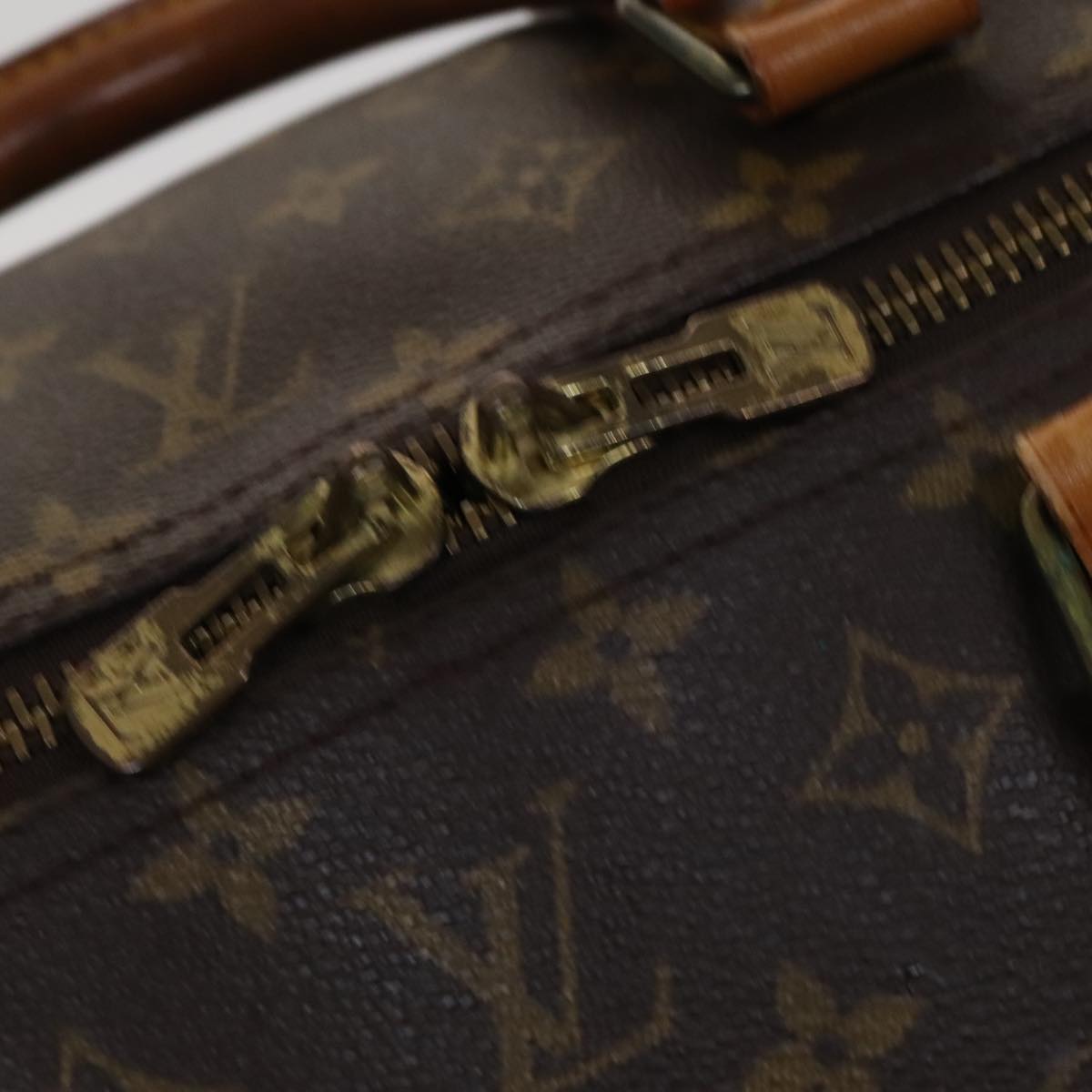 Louis Vuitton Keepall 60, Brown, Canvas, travel