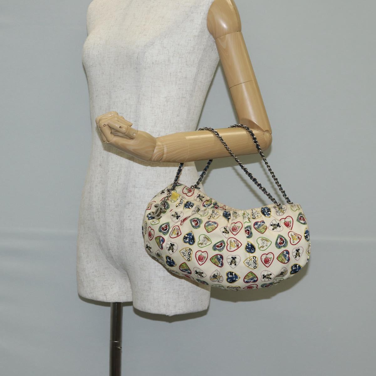 Chanel, Multicolour, Canvas, shoulder