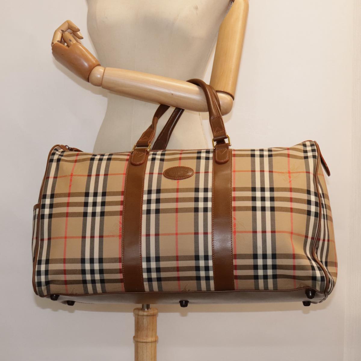 Burberry Nova Check, Brown, Canvas, travel