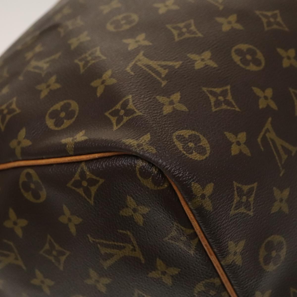 Louis Vuitton Keepall 60, Brown, Canvas, travel
