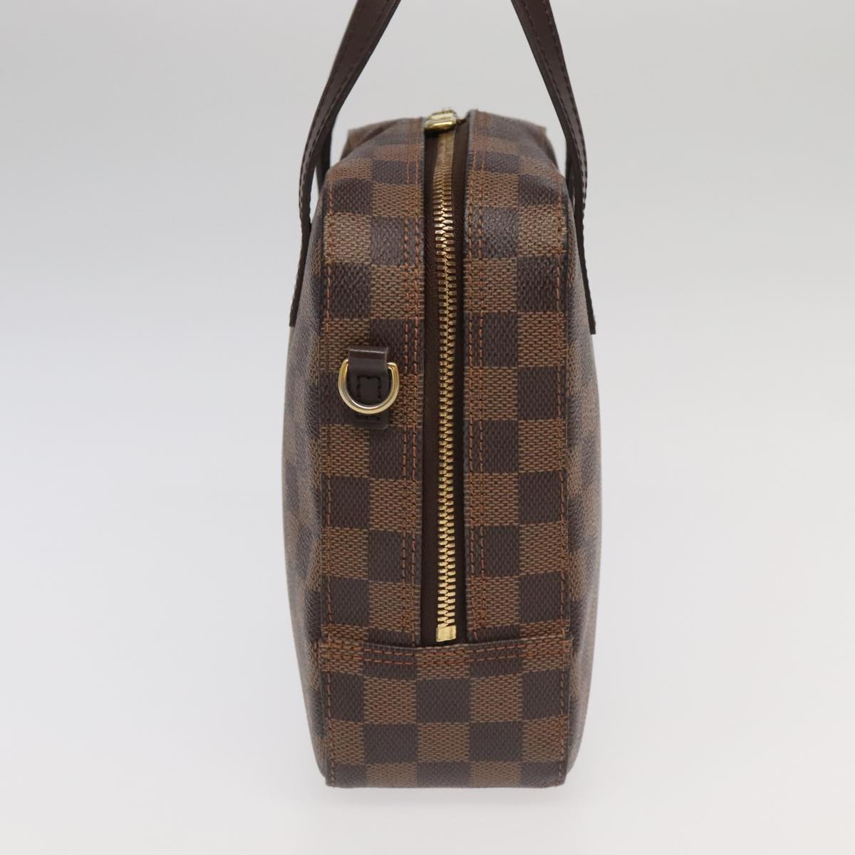 Louis Vuitton Spontini, Brown, Canvas, handbag