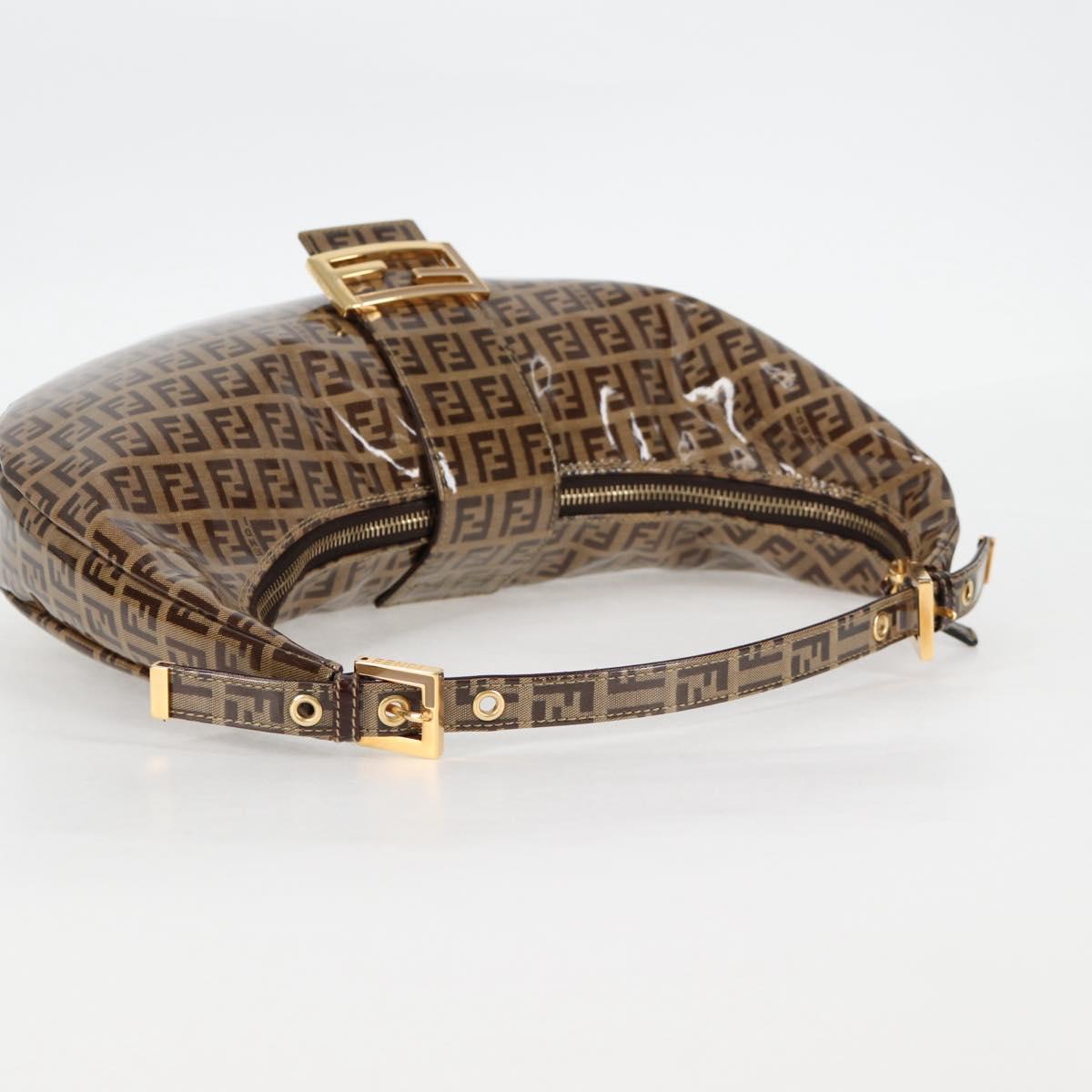 Fendi Zucchino, Brown, Canvas, handbag