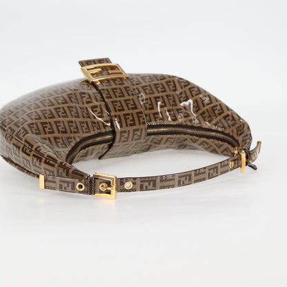 Fendi Zucchino, Brown, Canvas, handbag