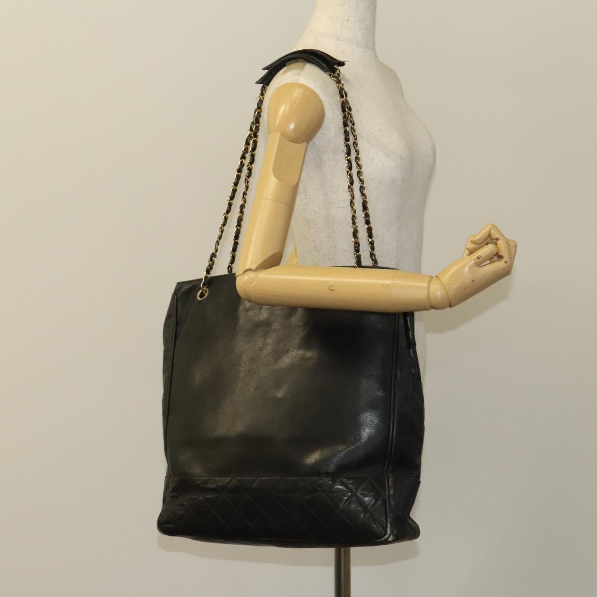 Chanel Quilted, Black, Leather, shoulder