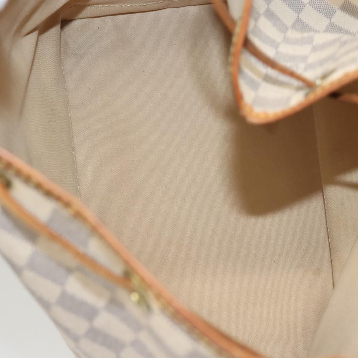 Louis Vuitton Noé, White, Canvas, shoulder