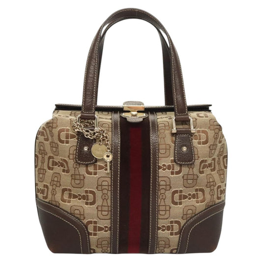 Gucci Sherry, Brown, Canvas, handbag