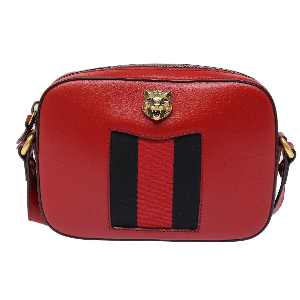 Gucci Animalier, Red, Leather, shoulder