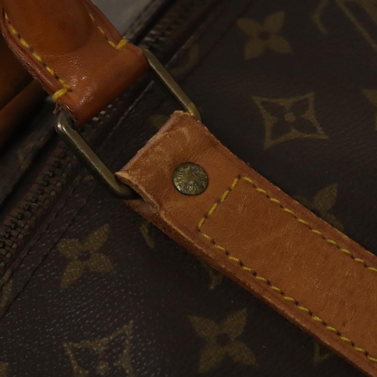 Louis Vuitton Keepall 60, Brown, Canvas, travel