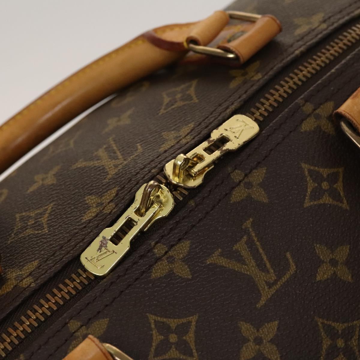 Louis Vuitton Keepall 60, Brown, Canvas, travel