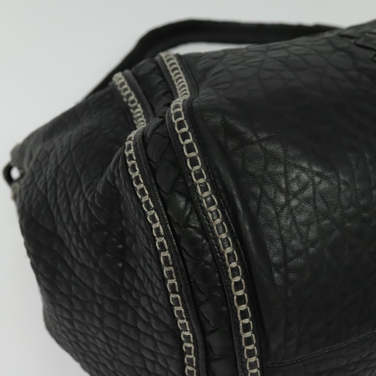 Bottega Veneta, Black, Leather, tote
