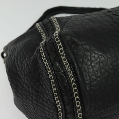 Bottega Veneta, Black, Leather, tote