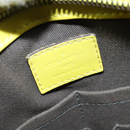 Louis Vuitton Tadao, Yellow, Leather, handbag