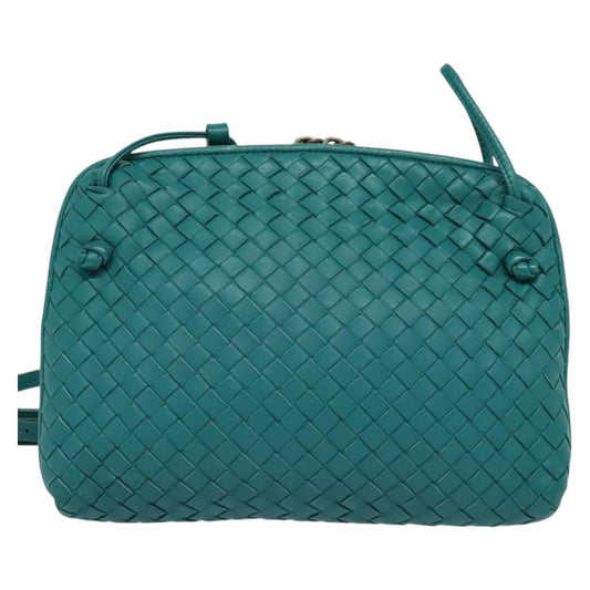 Bottega Veneta Intrecciato, Green, Leather, shoulder