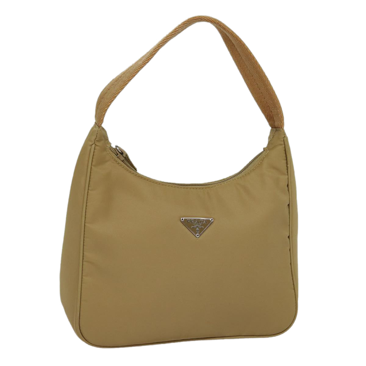 Prada Tessuto, Beige, Canvas, handbag