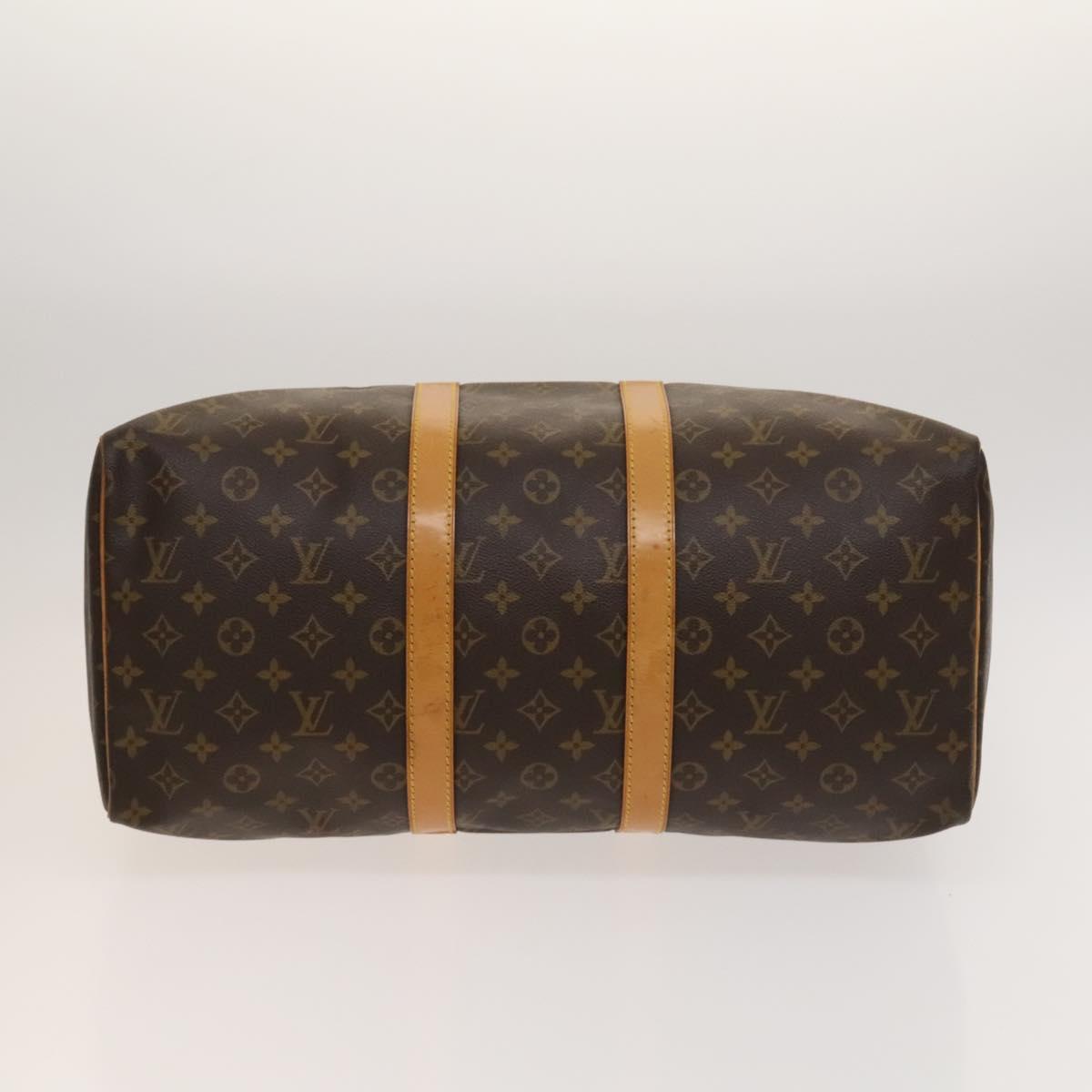 Louis Vuitton Keepall 45, Brown, Canvas, travel