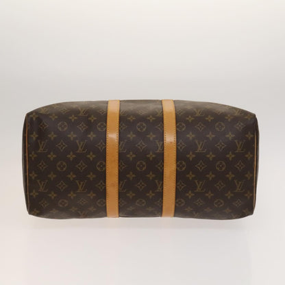Louis Vuitton Keepall 45, Brown, Canvas, travel