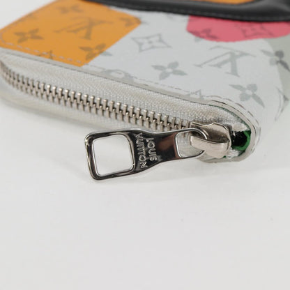 Louis Vuitton Zippy wallet, White, Canvas, wallet