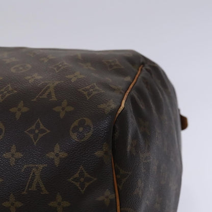 Louis Vuitton Keepall 60, Brown, Canvas, travel