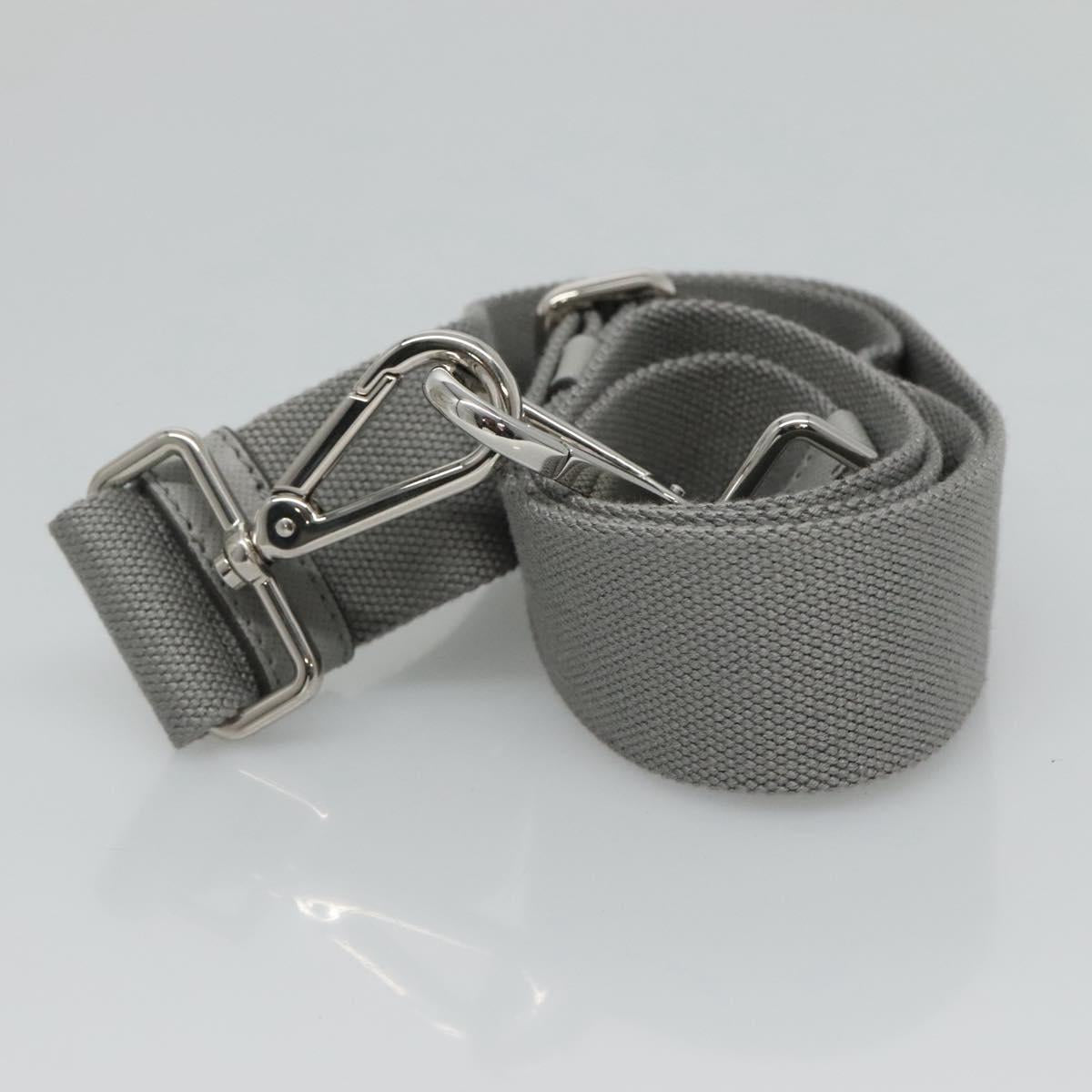 Prada Canapa, Grey, Denim - Jeans, handbag