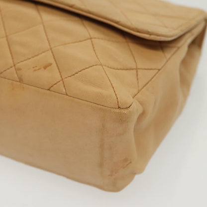 Chanel Matelassé, Brown, Leather, shoulder
