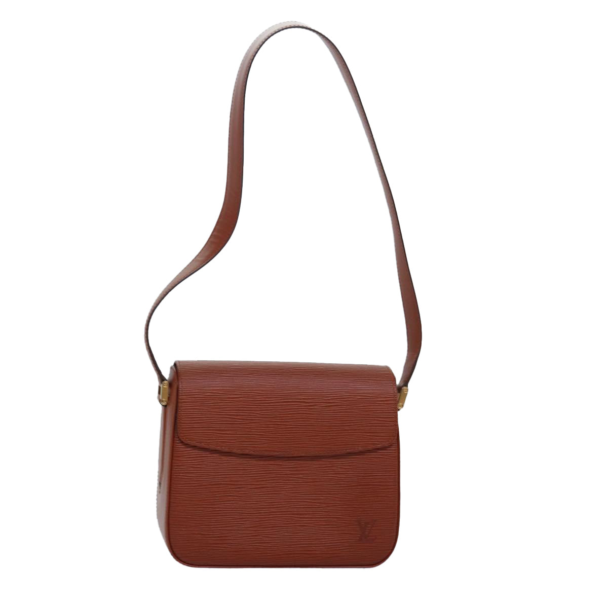 Louis Vuitton buci, Brown, Leather, shoulder