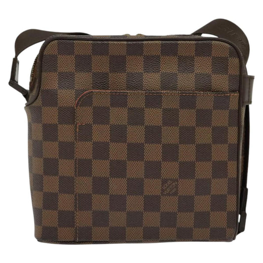 Louis Vuitton Olav, Brown, Canvas, shoulder