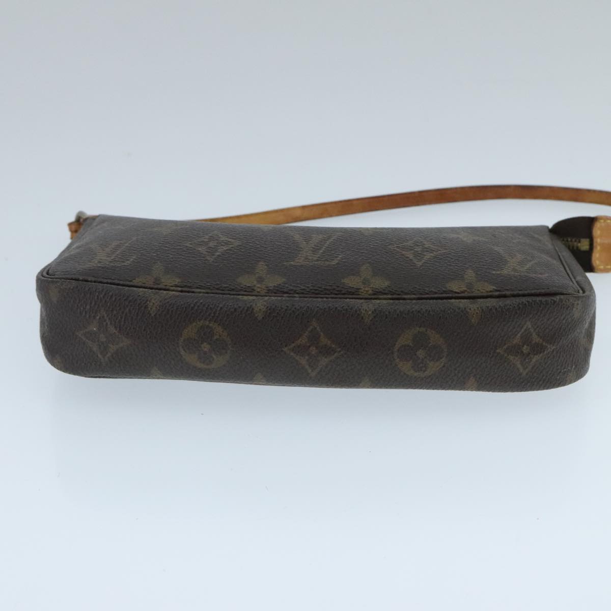 Louis Vuitton Pochette Accessoire, Brown, Canvas, clutch