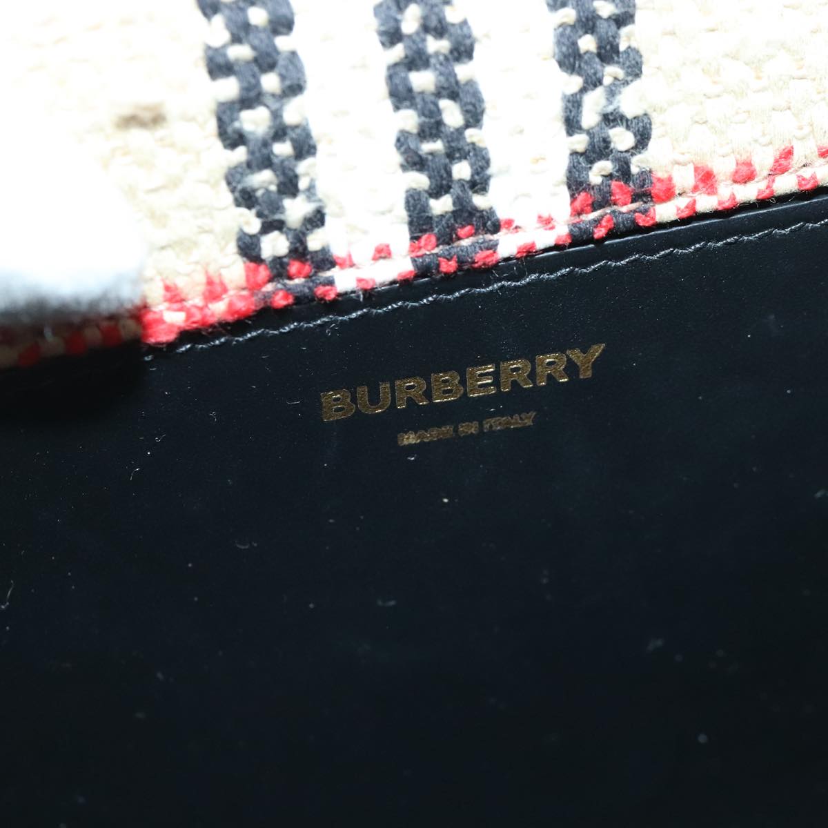 Burberry Nova Check, Gold, Canvas, shoulder