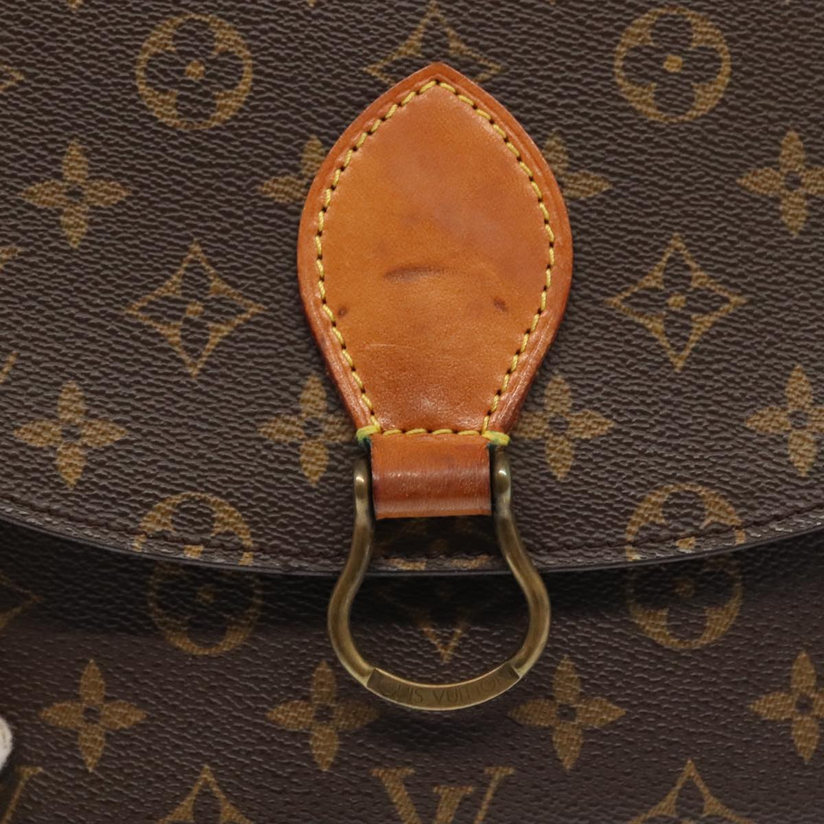 Louis Vuitton Saint Cloud, Brown, Canvas, shoulder