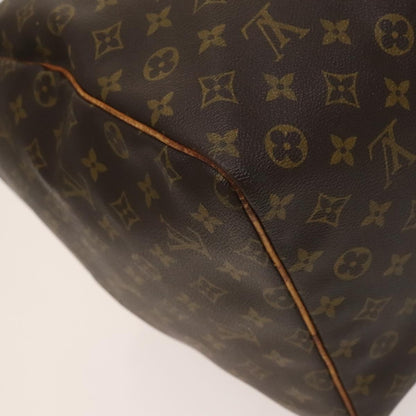 Louis Vuitton Keepall 60, Brown, Canvas, travel