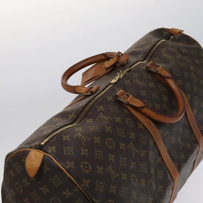 Louis Vuitton Keepall 60, Brown, Canvas, travel